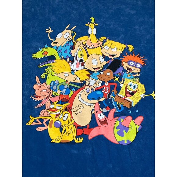Nickelodeon Cartoon Character T-Shirt XL 100% Cotton - Picture 1 of 7